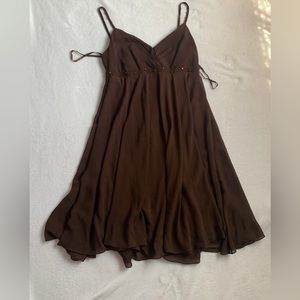 Vintage Style Brown Dress